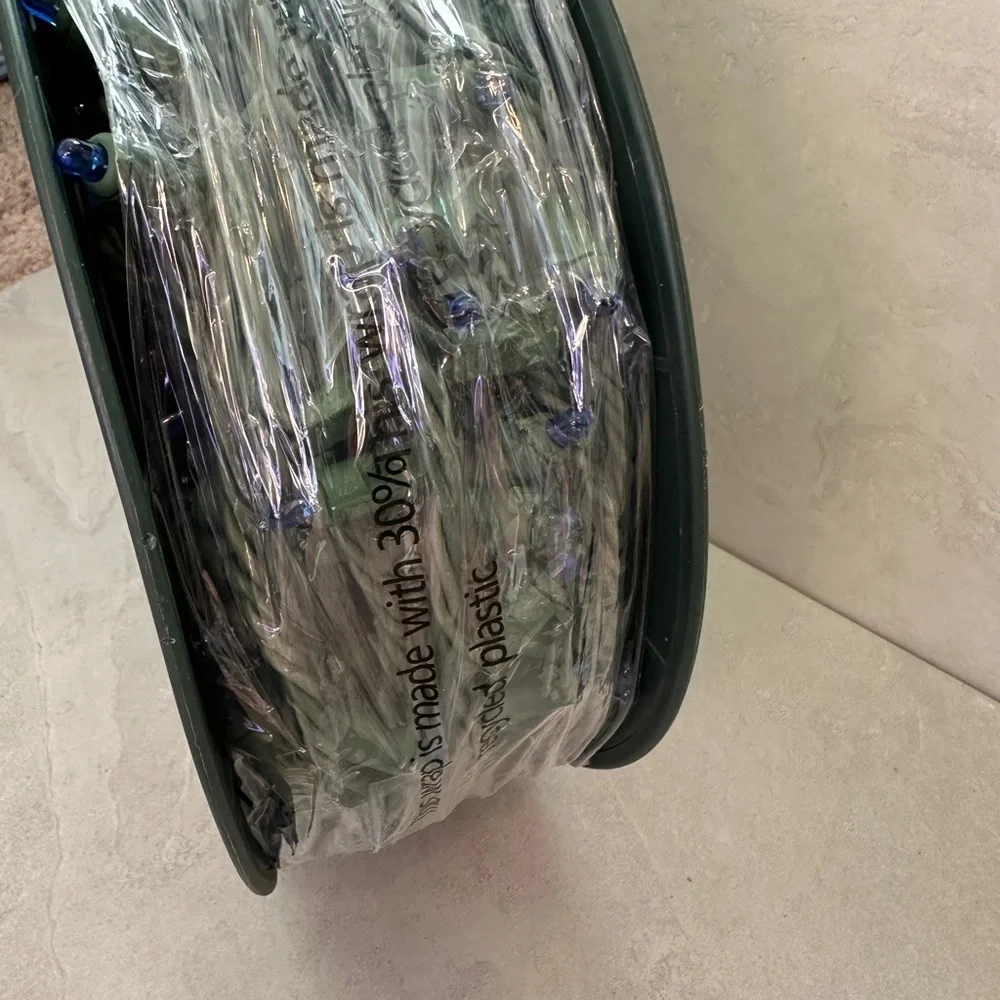 500 Blue Dome LED Lights 103.7 ft. Lighted Length Green Wire Indoor/Outdoor